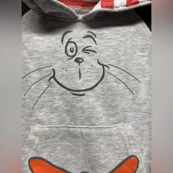 Dr Seuss hooded sweatshirt size 18 months - Picture 2 of 6